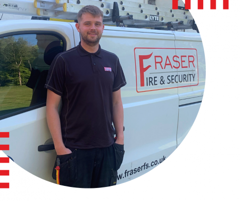 Liam Baird, Fire & Security Engineer, Fraser Fire & Security